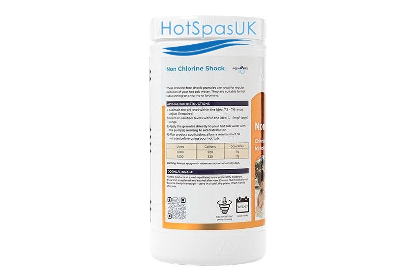 Aquasparkle Spa Non Chlorine Shock 1kg