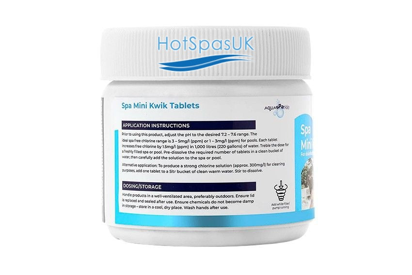 Aquasparkle Mini Kwik Chlorine Tablets (Dichlor)