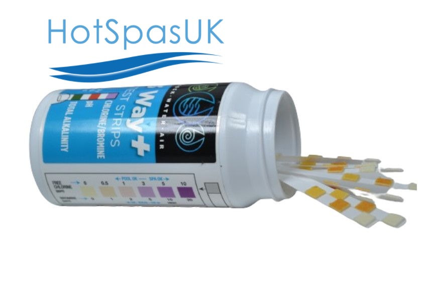 RWA 3-Way Plus Test Strips (Free Chlorine, Bromine, pH & Total Alkalinity)