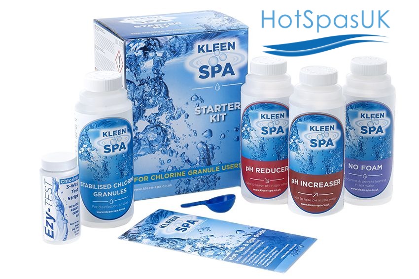 Kleen Spa Starter Kit - Chlorine Granules
