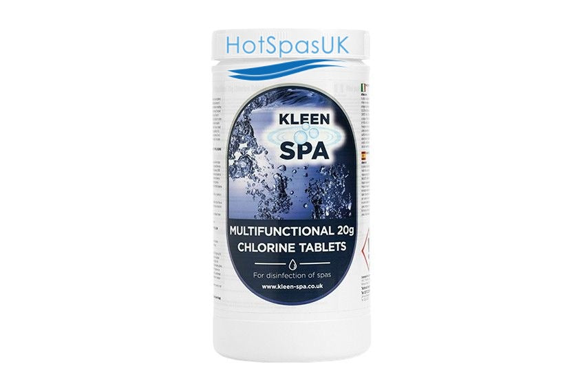 Kleen Spa™ Pool & Spa - Multifunctional 20 gram Spa Chlorine Tablets 1Kg