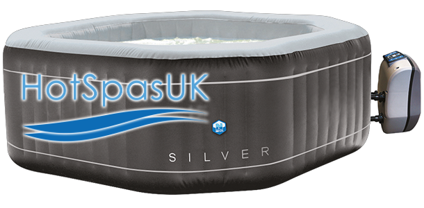 Silver The trendy, all-comfort inflatable spa