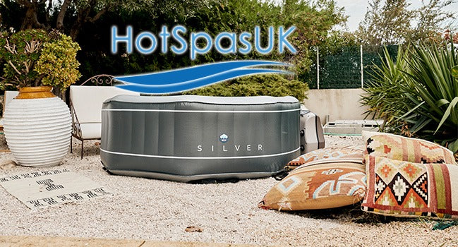 Silver The trendy, all-comfort inflatable spa